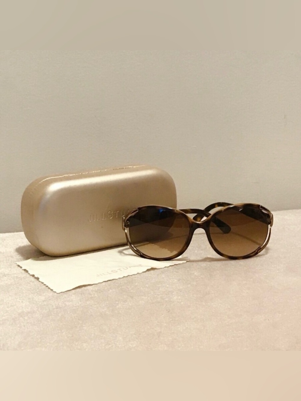 Jill Stuart Brown Tortoiseshell Women's Sunglasses